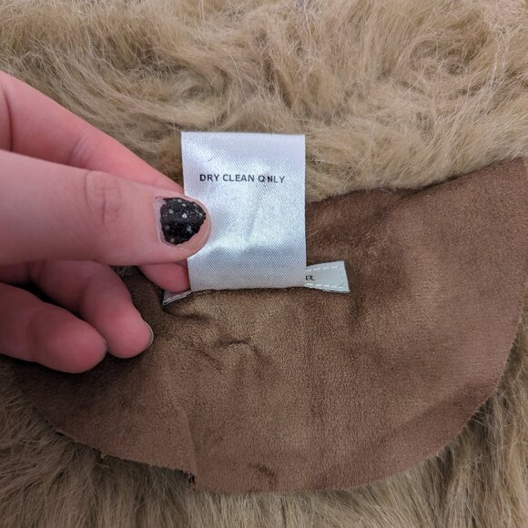 Boston Proper Brown Suede and Fur Vest - Picture 7 of 7